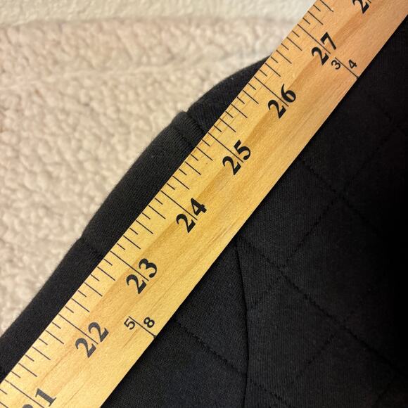 The North Face Womens Jacket Medium Black Caroluna Quilted Fleece Lined Coat - Picture 6 of 10